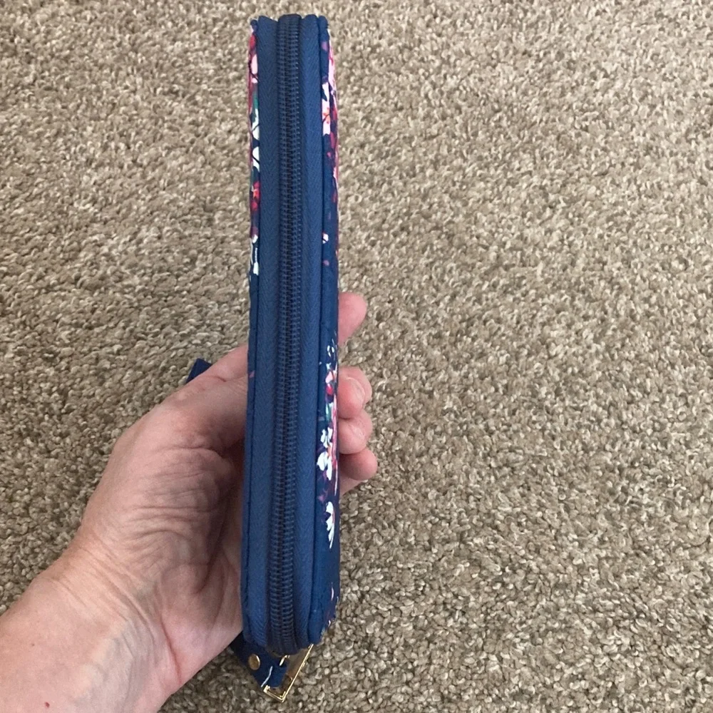 Floral Navy Women's Wallet - Picture 6 of 6